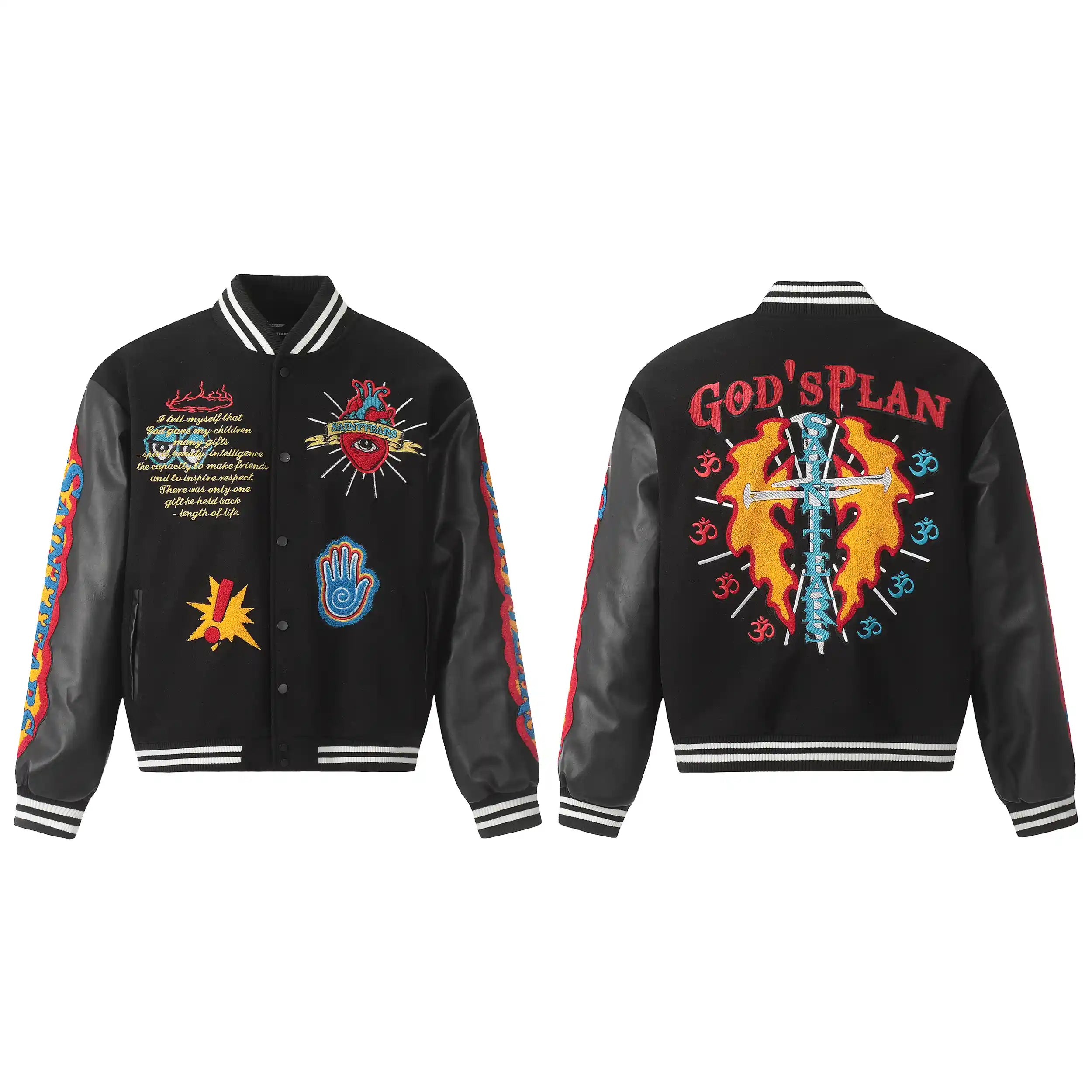 Mess Saint tears GOD'S PLAN premium Jacket