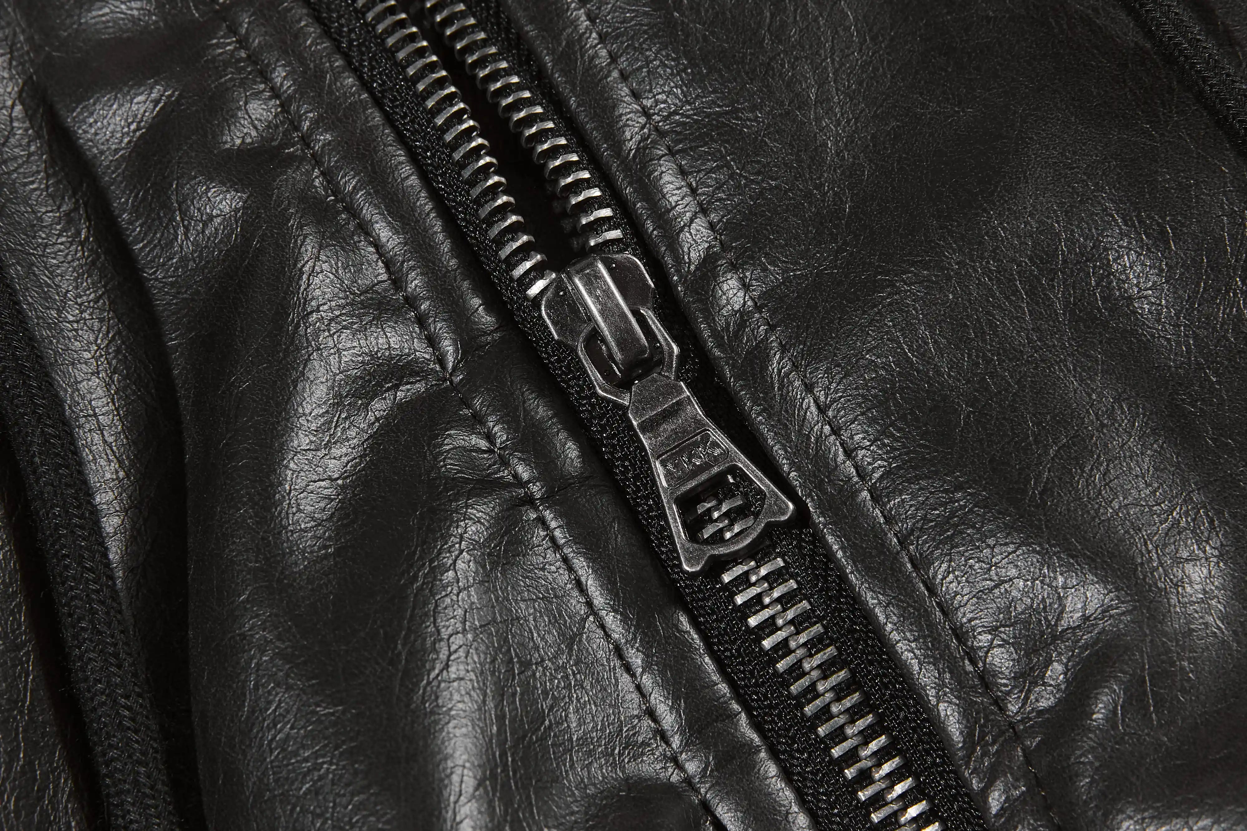 Street Leather Maillard Thick Leather Premium Jacket