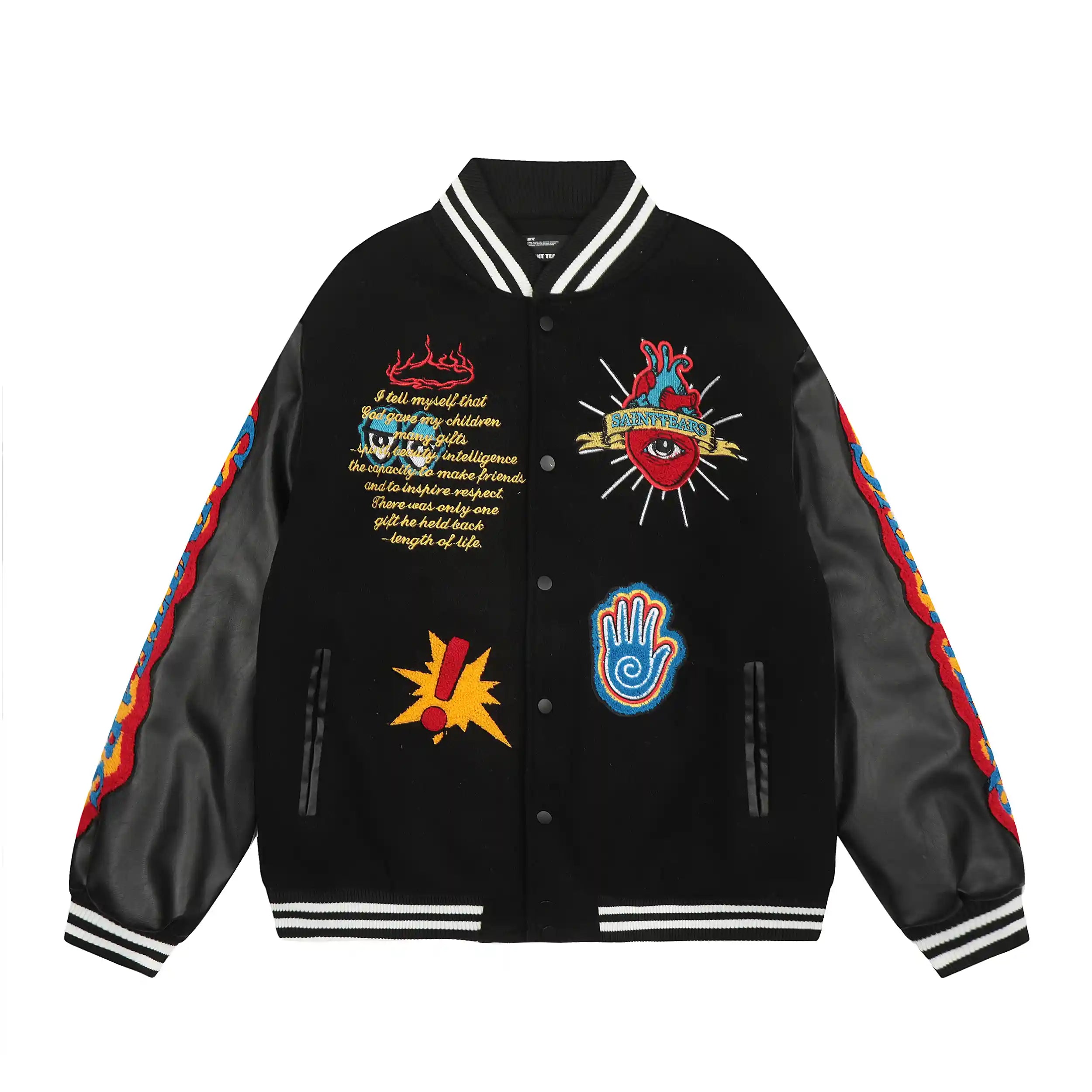 Mess Saint tears GOD'S PLAN premium Jacket