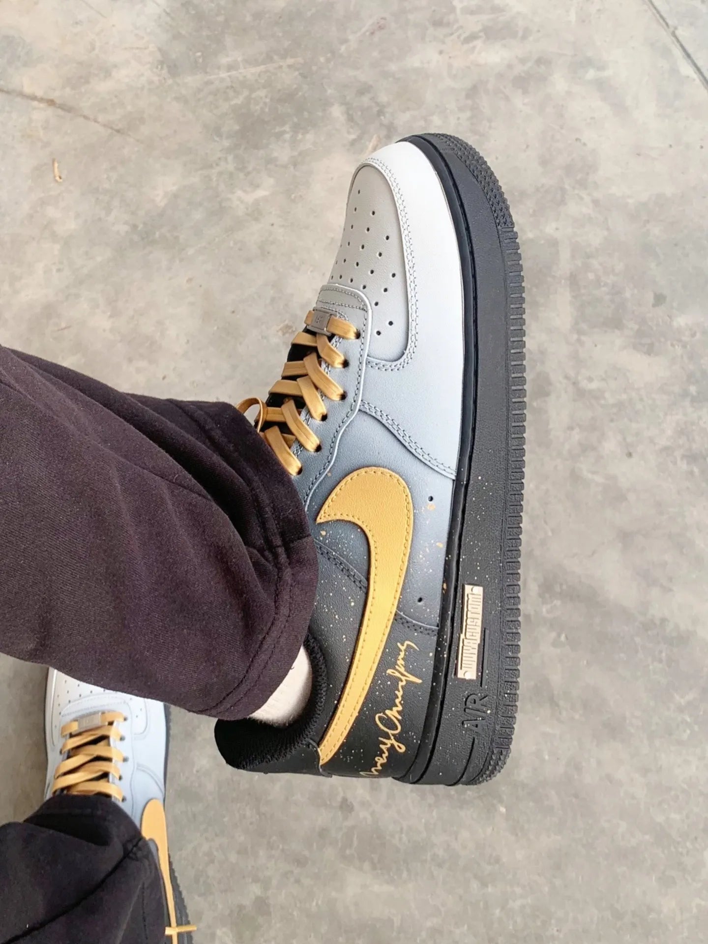 [XMAS]Golden Sky- Men's Air Force 1 Low Custom