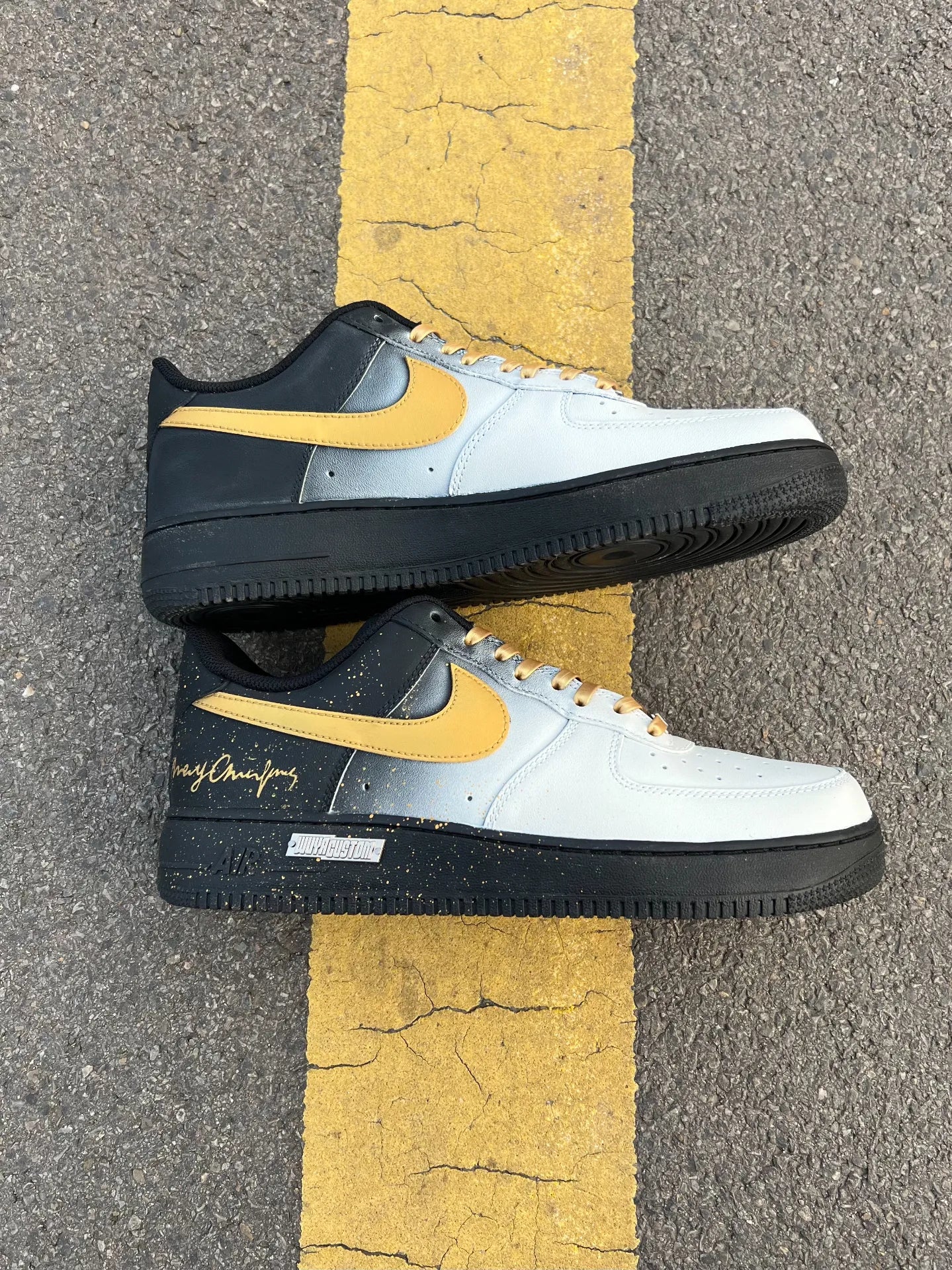 [XMAS]Golden Sky- Men's Air Force 1 Low Custom