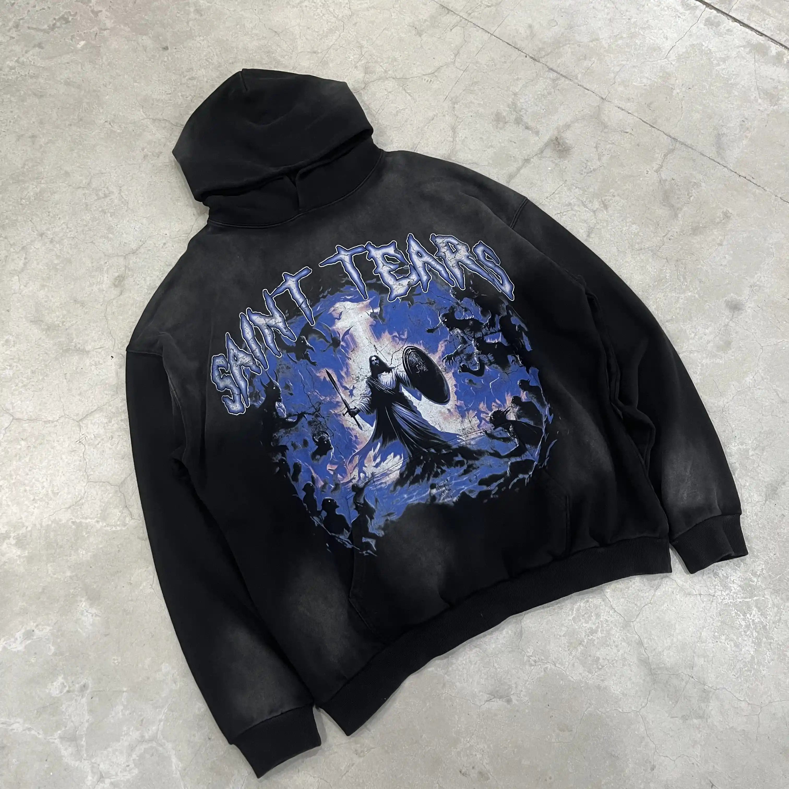 Mess Saint tears Exorcise Premium Hoodie