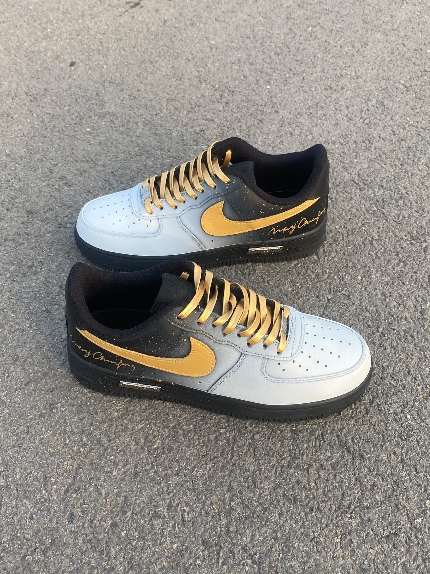 [XMAS]Golden Sky- Men's Air Force 1 Low Custom