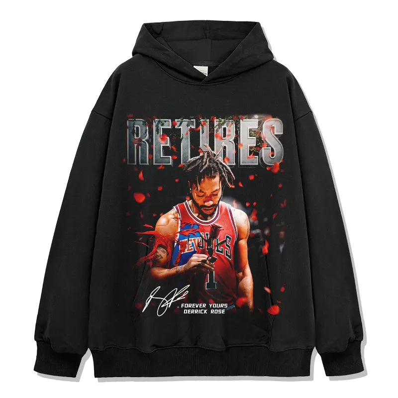 Derrick Rose Retires Vintage Hoodie