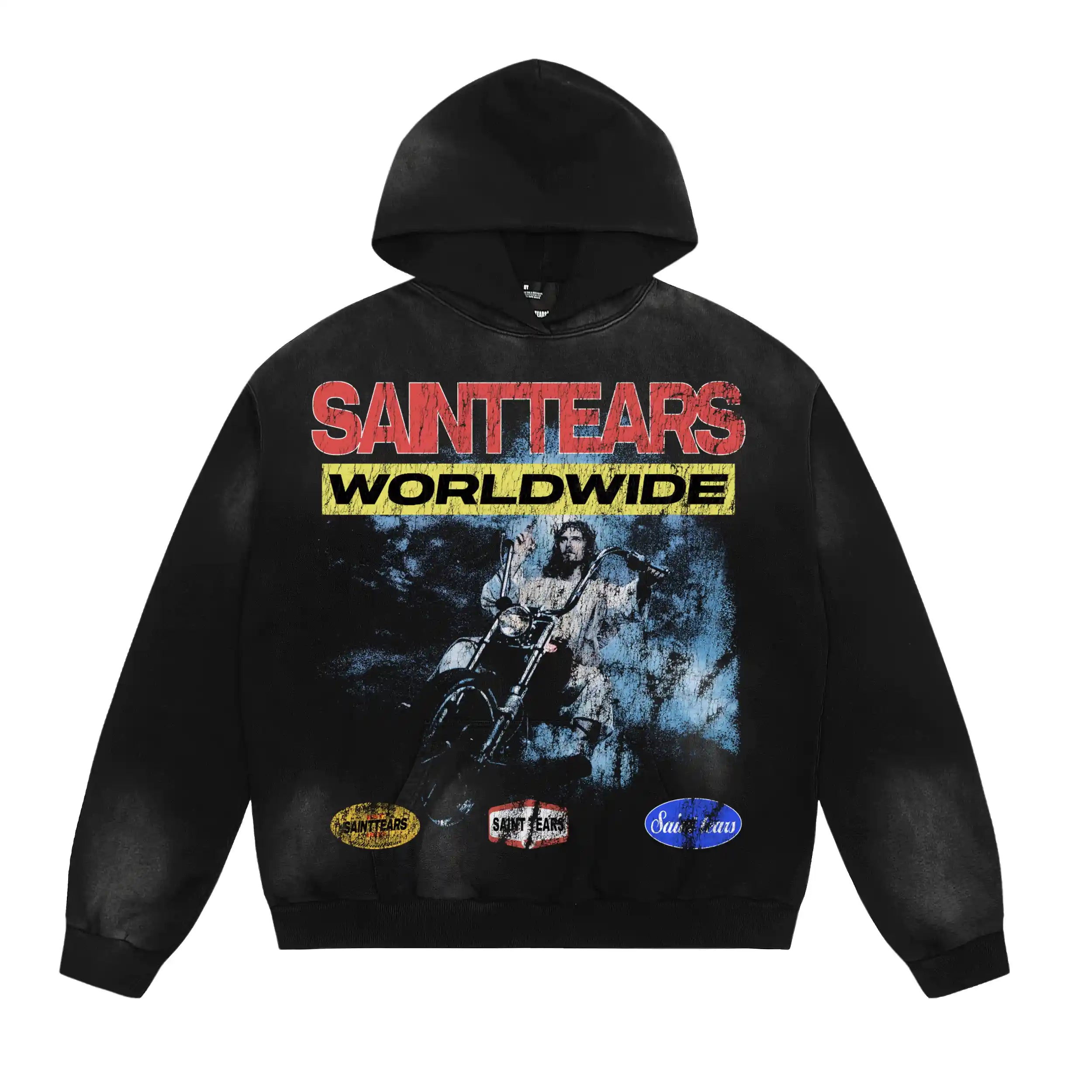 Mess Saint tears WORLDWIDE Premium Hoodie