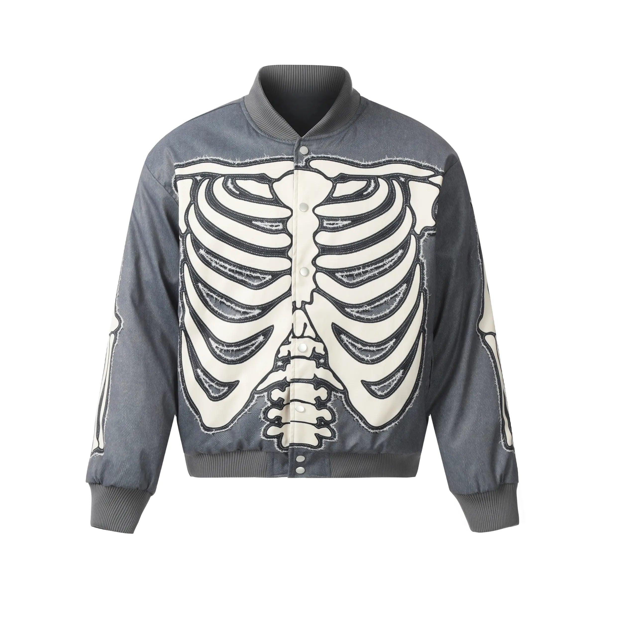 Mess Saint tears Skeleton Bone Premium Jacket