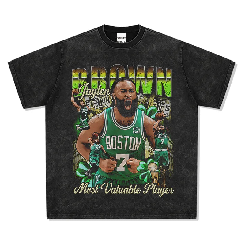 Jaylen Brown Boston Vintage Tee