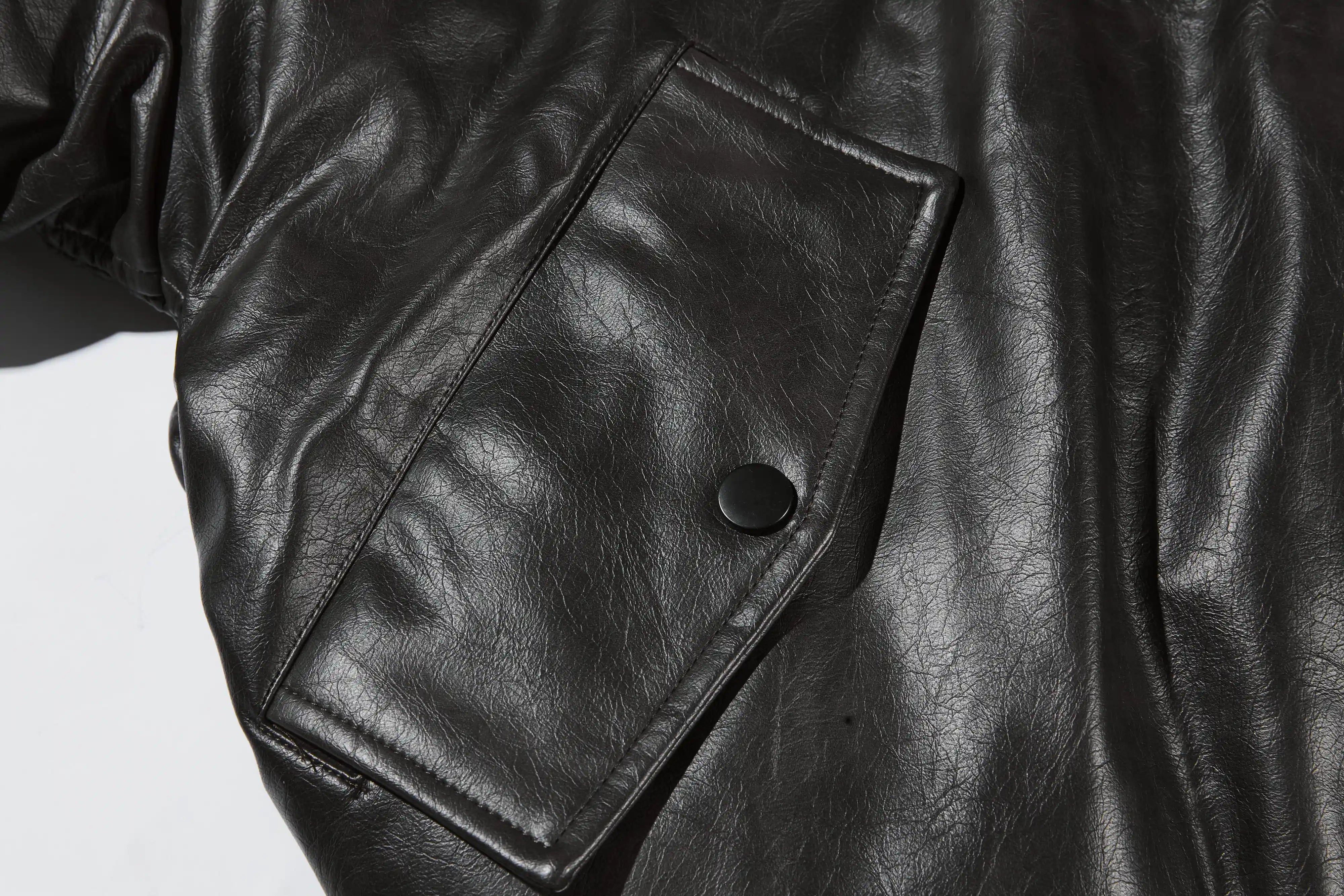 Street Leather Maillard Thick Leather Premium Jacket