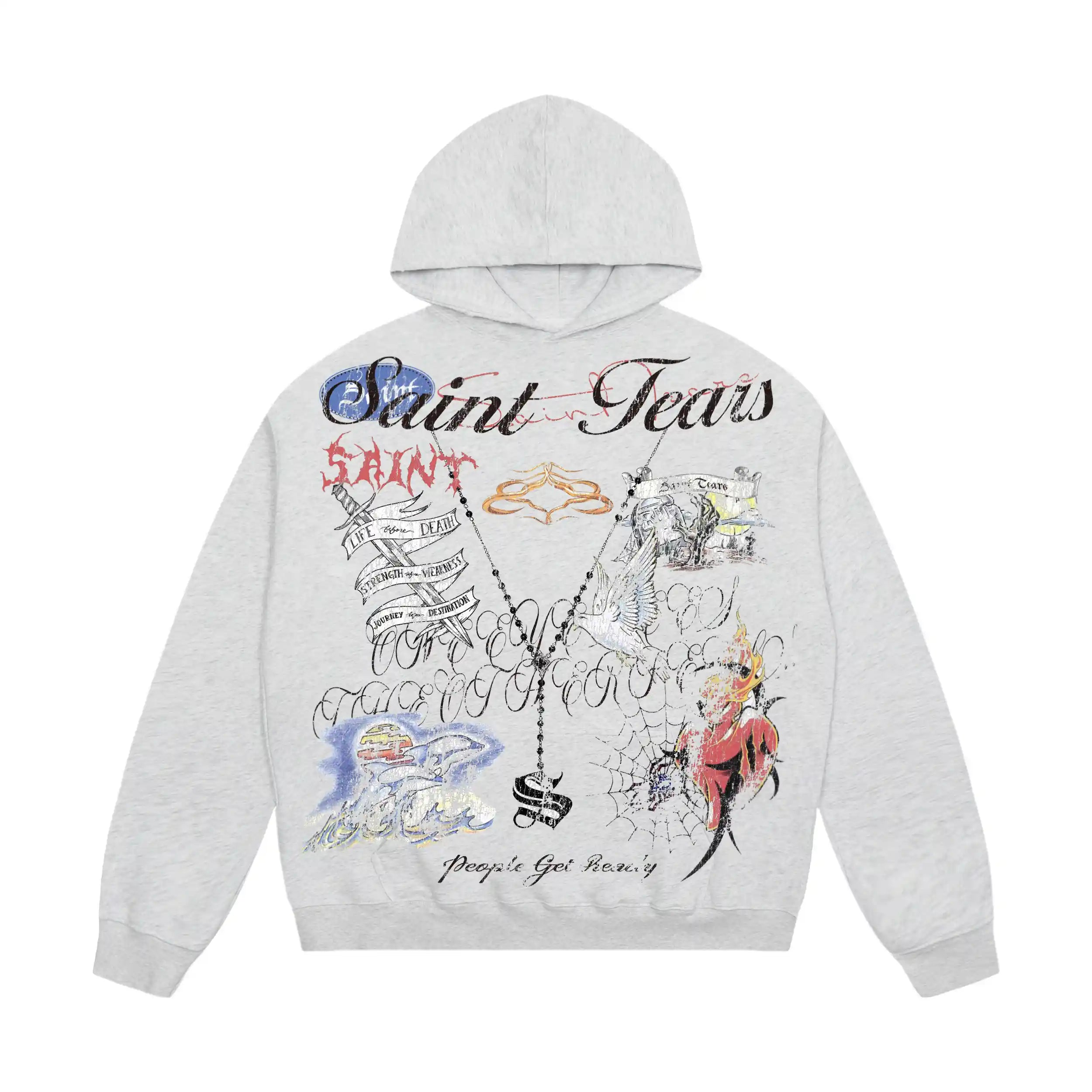 Mess Saint tears People Yet Ready Premium Hoodie