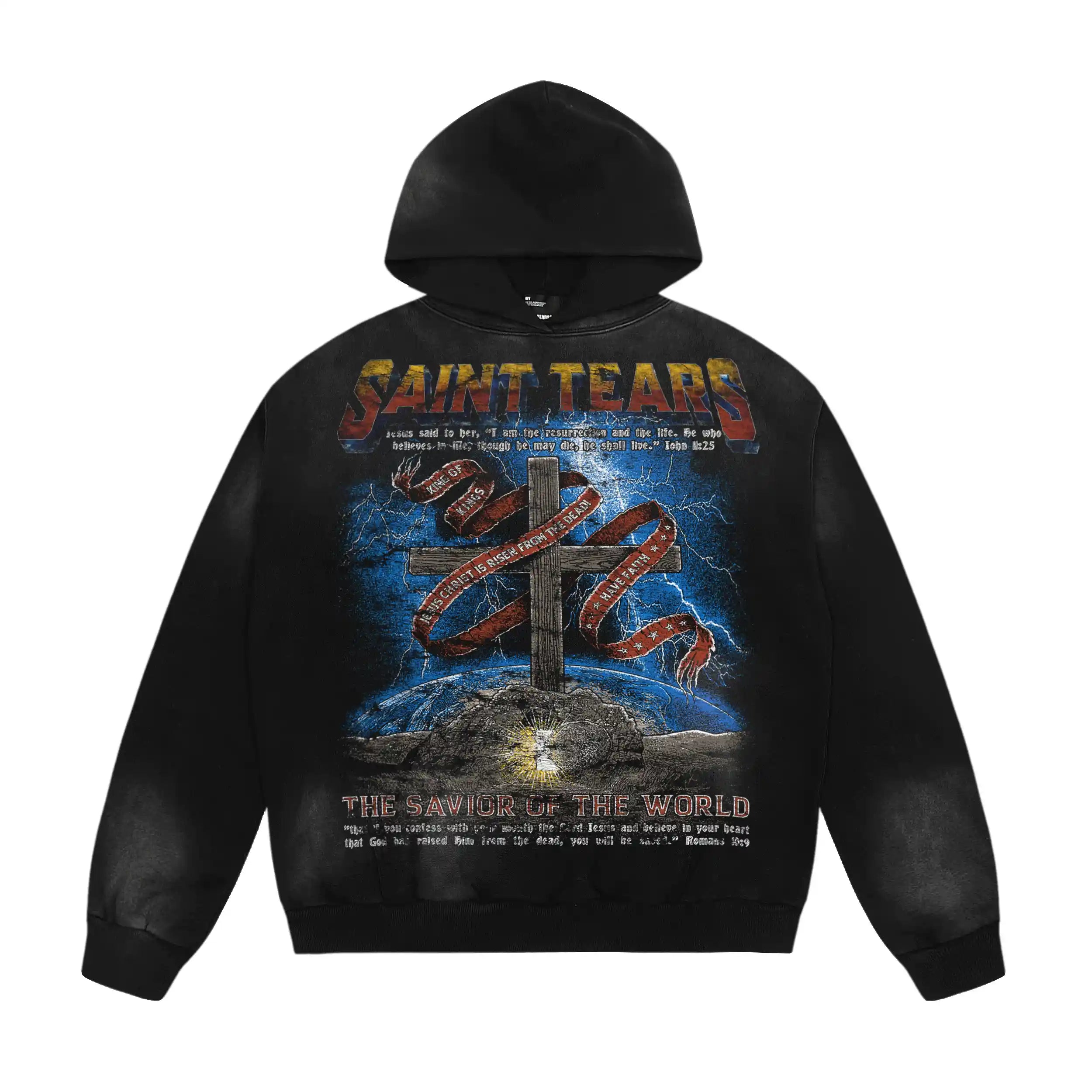 Mess Saint tears THE SAVIOR OF THE WORLD Premium Hoodie