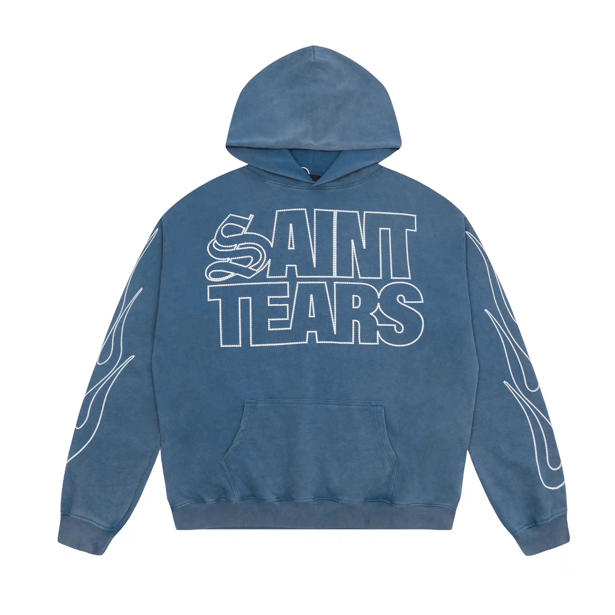 Mess Saint tears FIRE Premium Hoodie