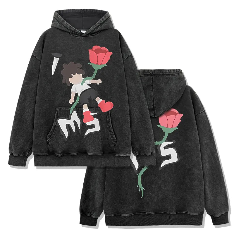 Rose Hurts My Heart Hoodie