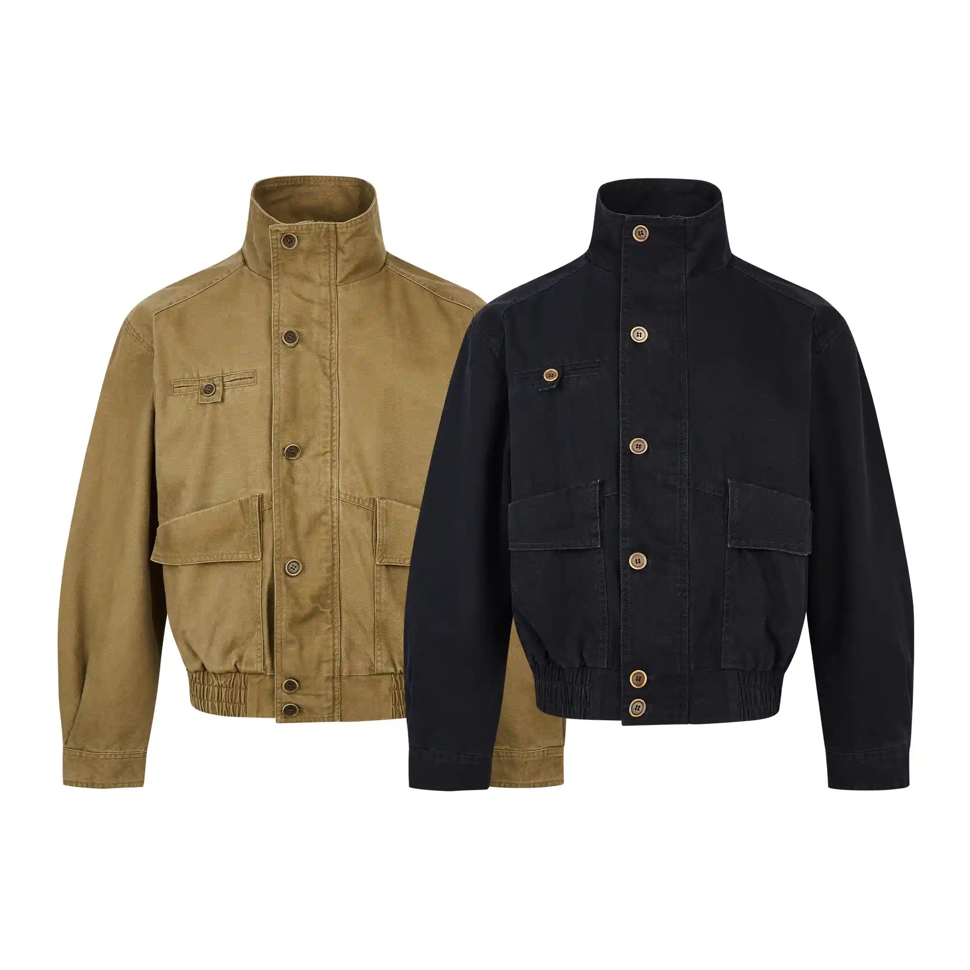 Vintage Stand-up Collar premium Jacket