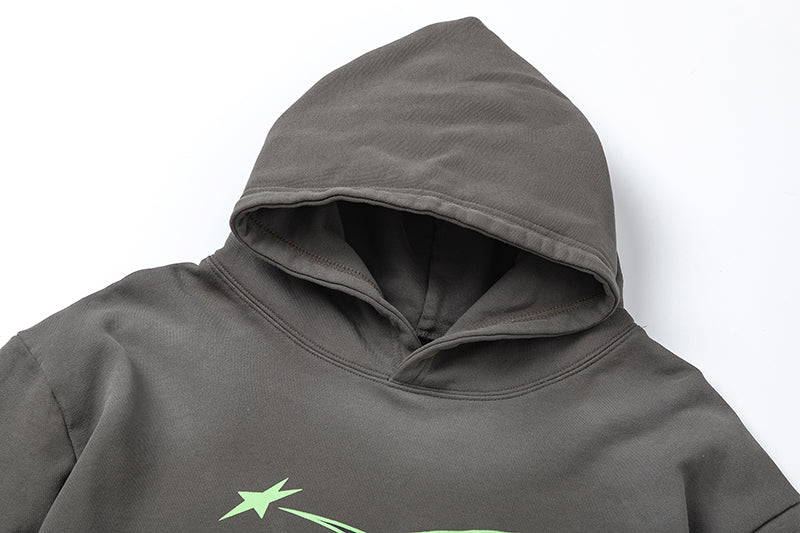 Mess HellStar Cyber Green Premium Hoodie