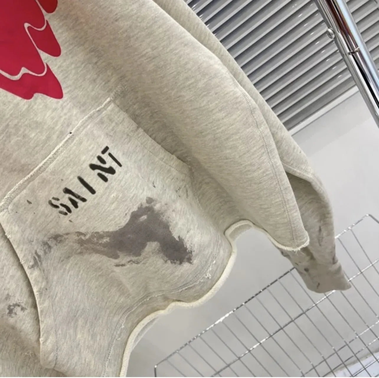 Mess Saint tears Property of S.ofGod Premium Hoodie