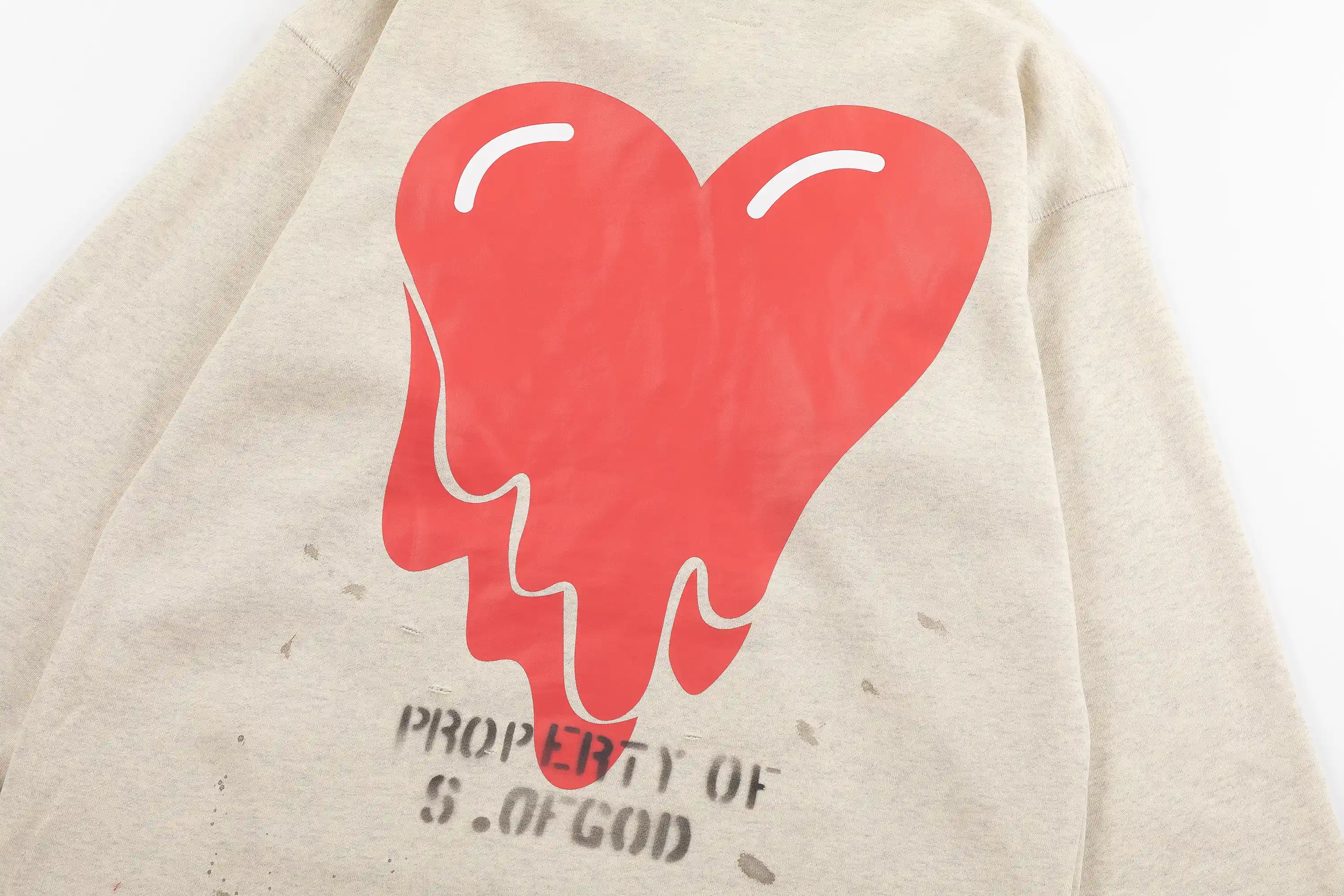 Mess Saint tears Property of S.ofGod Premium Hoodie