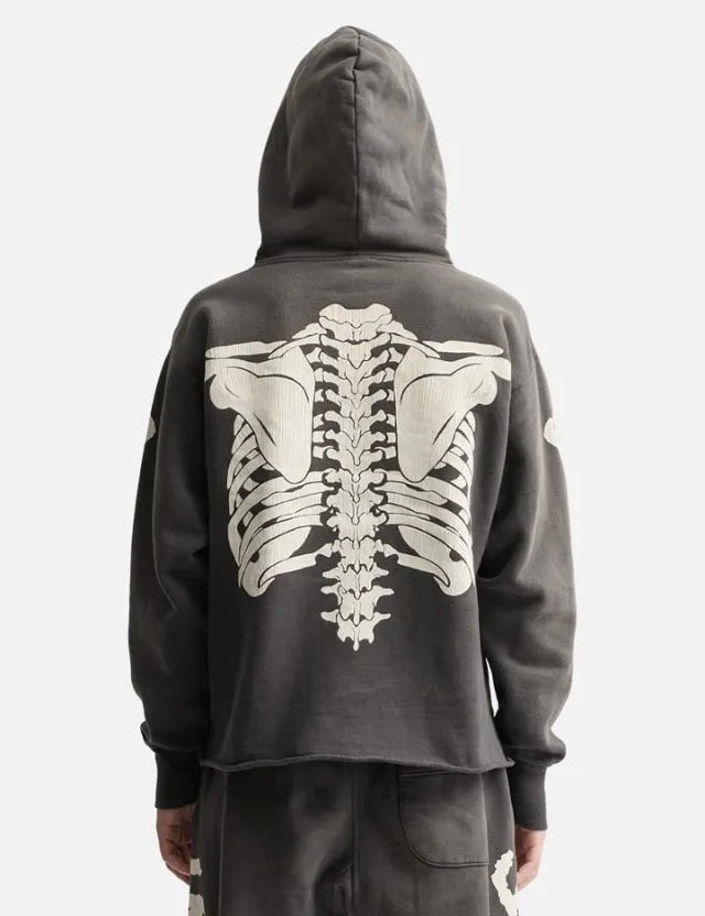 Mess Saint Skeleton Printed Premium Hoodie