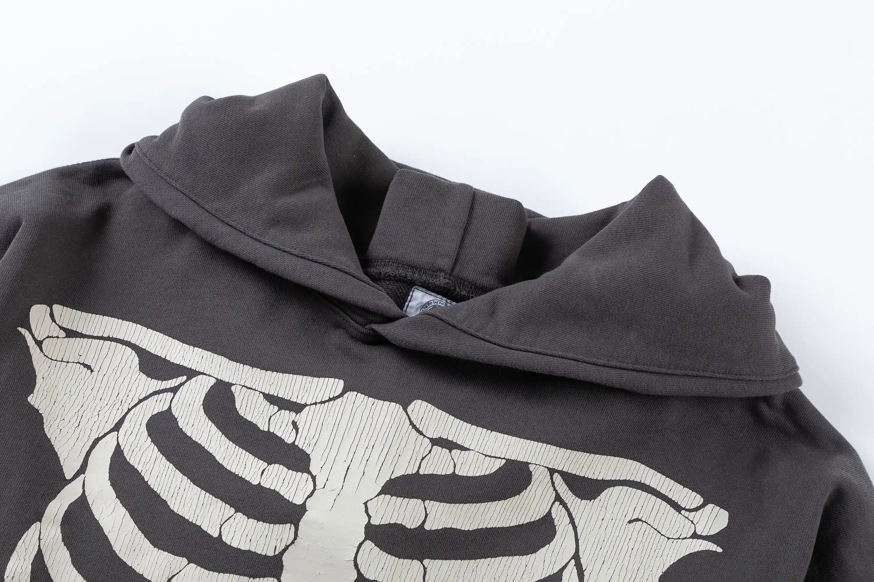 Mess Saint Skeleton Printed Premium Hoodie