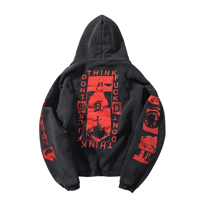 Mess Saint tears ERD Premium Hoodie