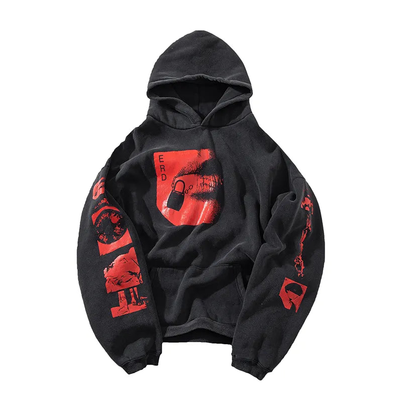 Mess Saint tears ERD Premium Hoodie