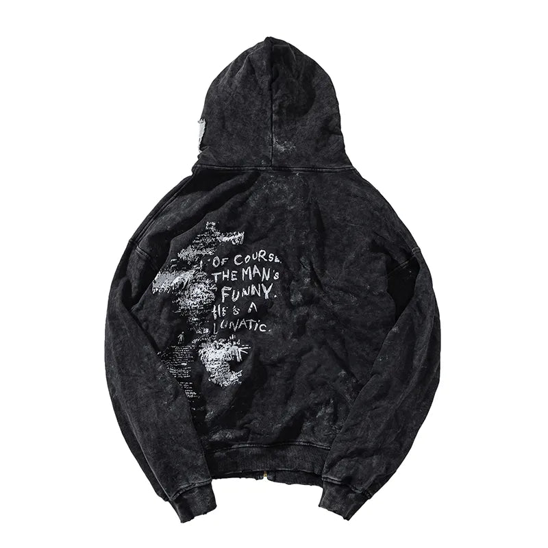 Mess Saint LOUIS Zip Up Premium Hoodie