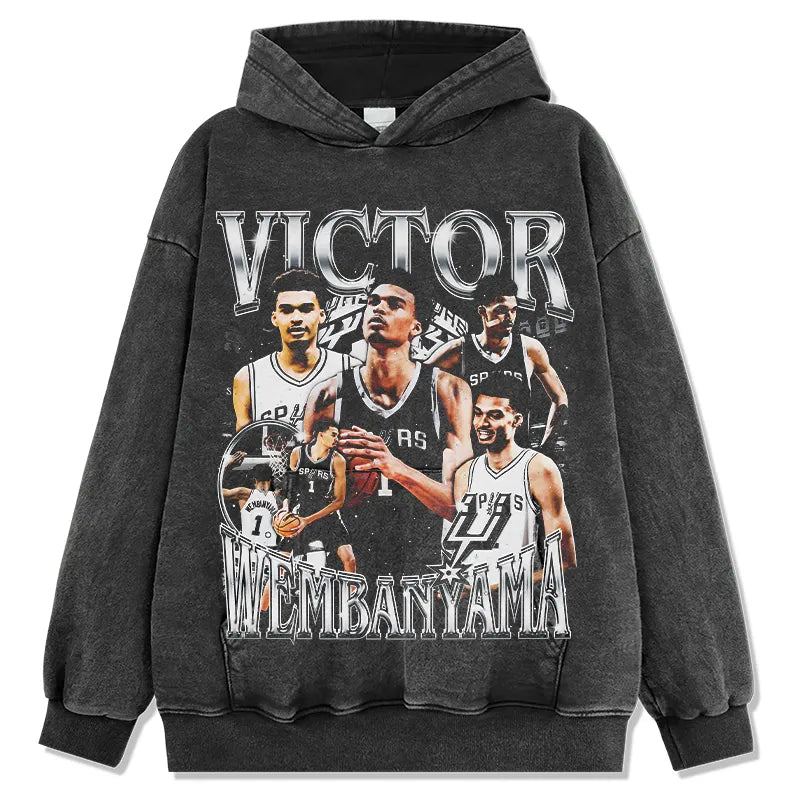 Victor Wembanyama Vintage Hoodie