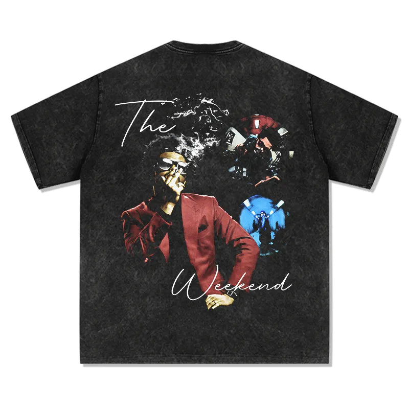 Black The Weeknd Tee