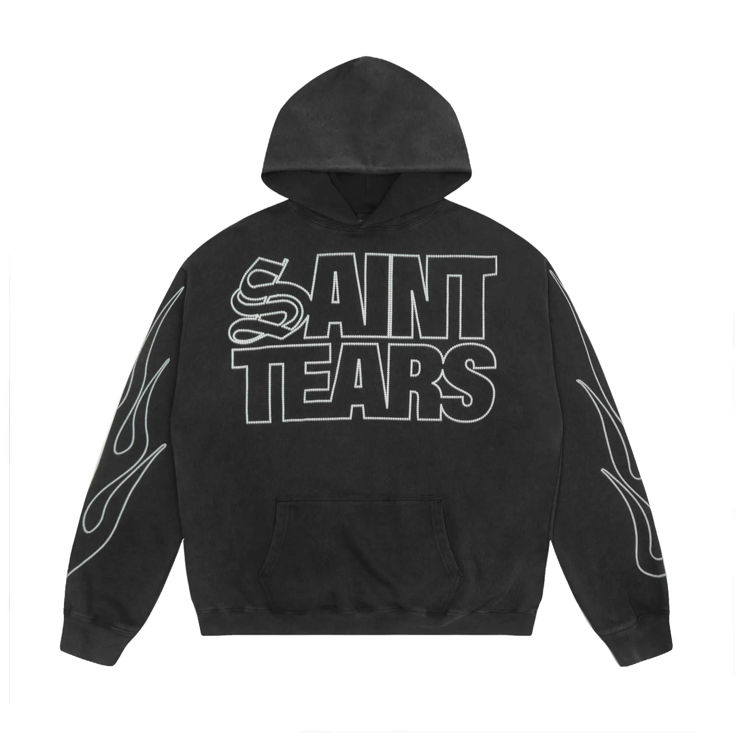 Mess Saint tears FIRE Premium Hoodie