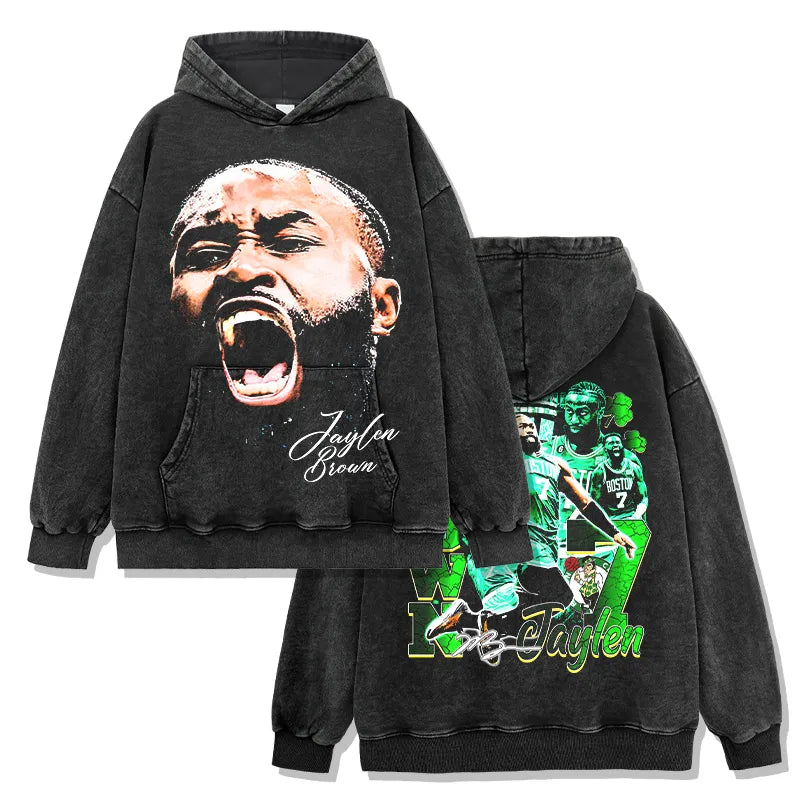 Jaylen Brown Boston DOUBLE SITE Hoodie