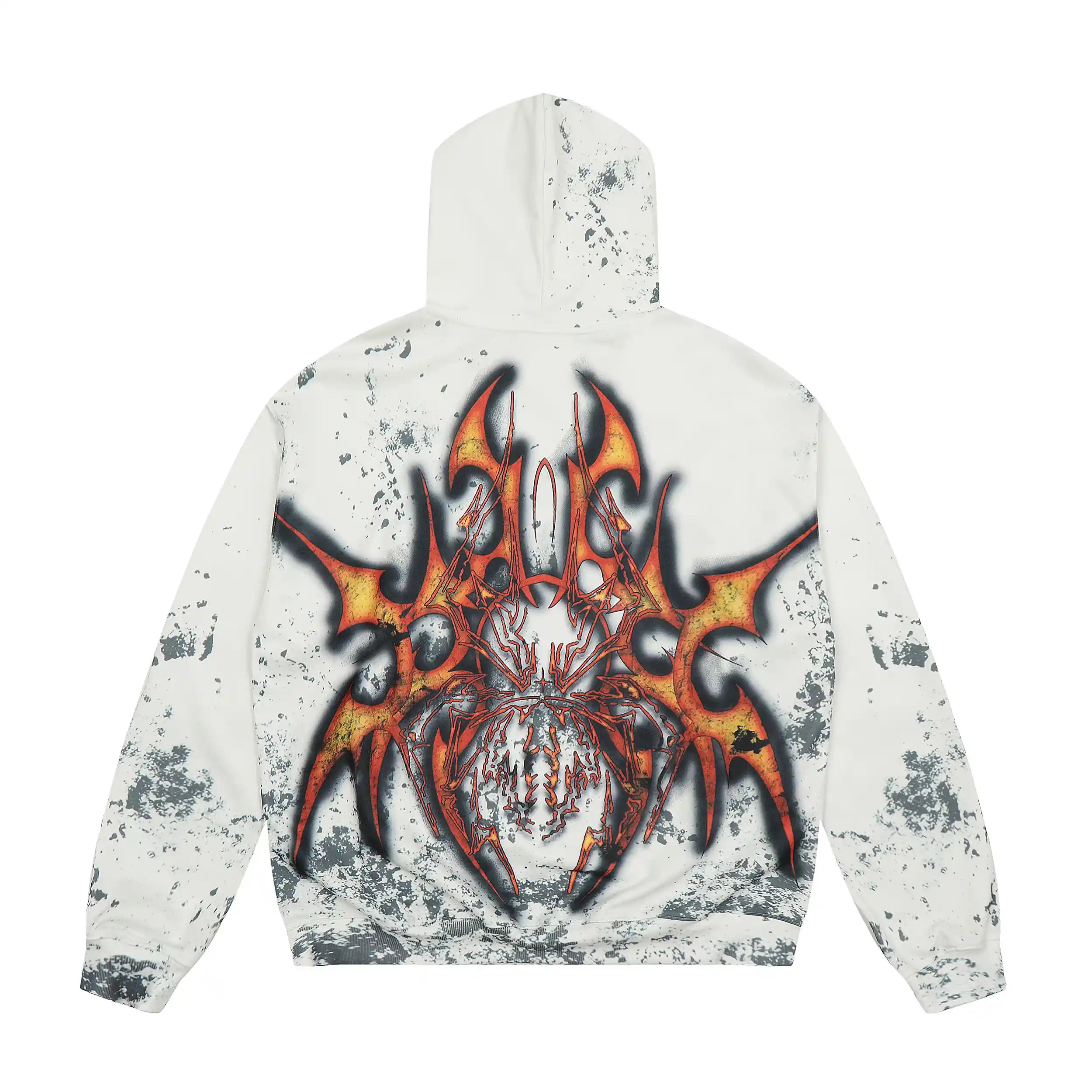 Mess Saint tears Ink Splash\Fire Letter Premium Hoodie