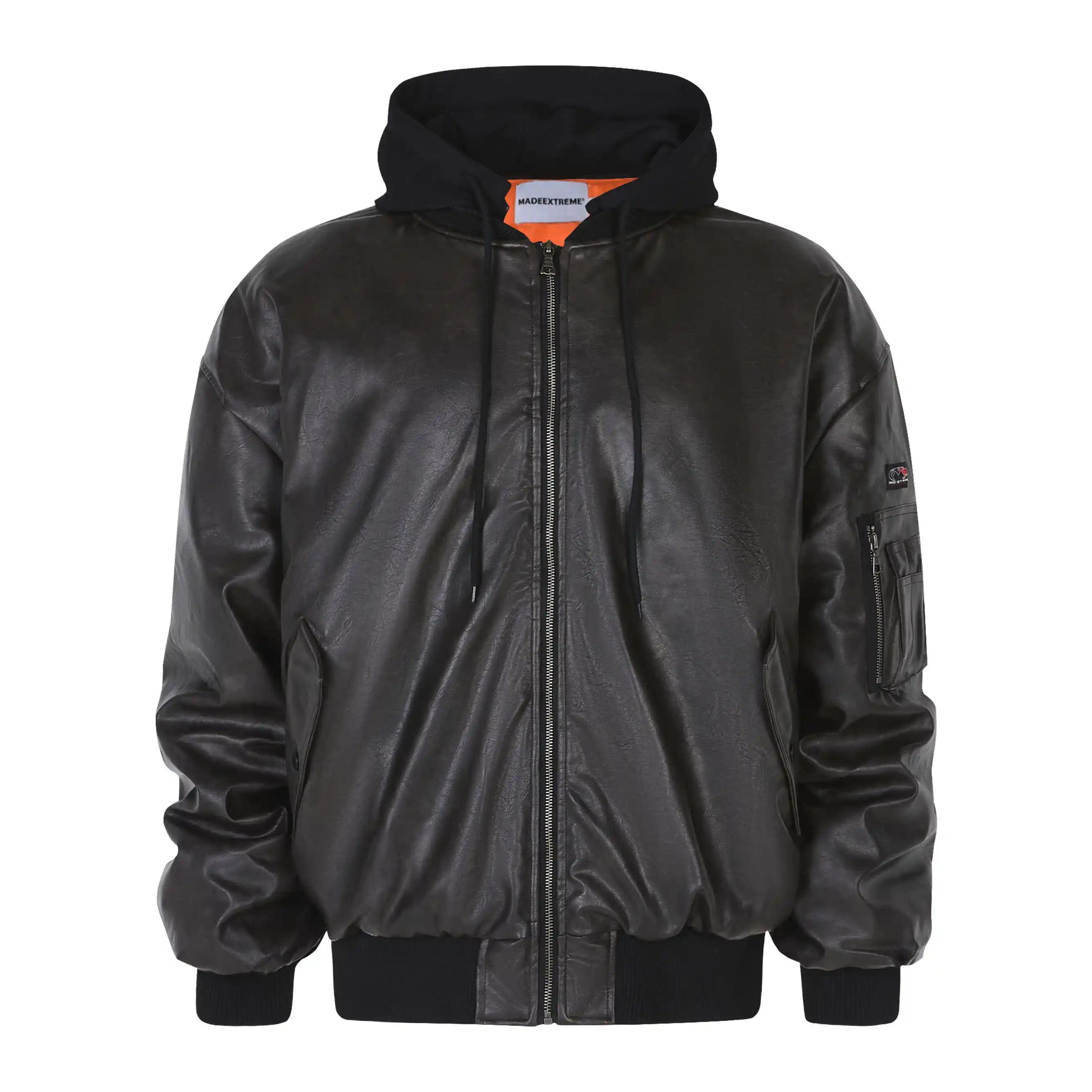 Street Leather Maillard Thick Leather Premium Jacket