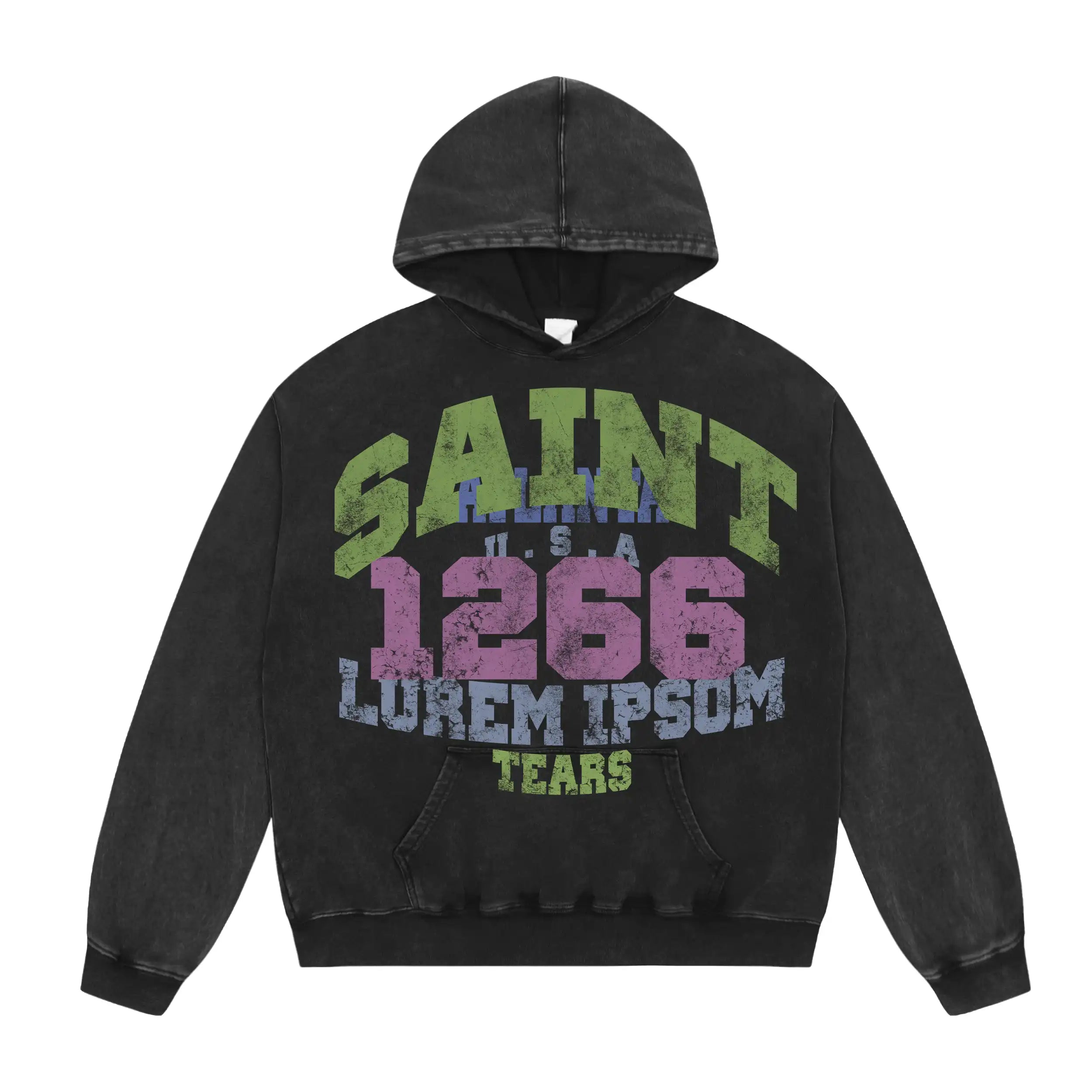 Mess Saint tears LUREM  IPSOM Premium Hoodie