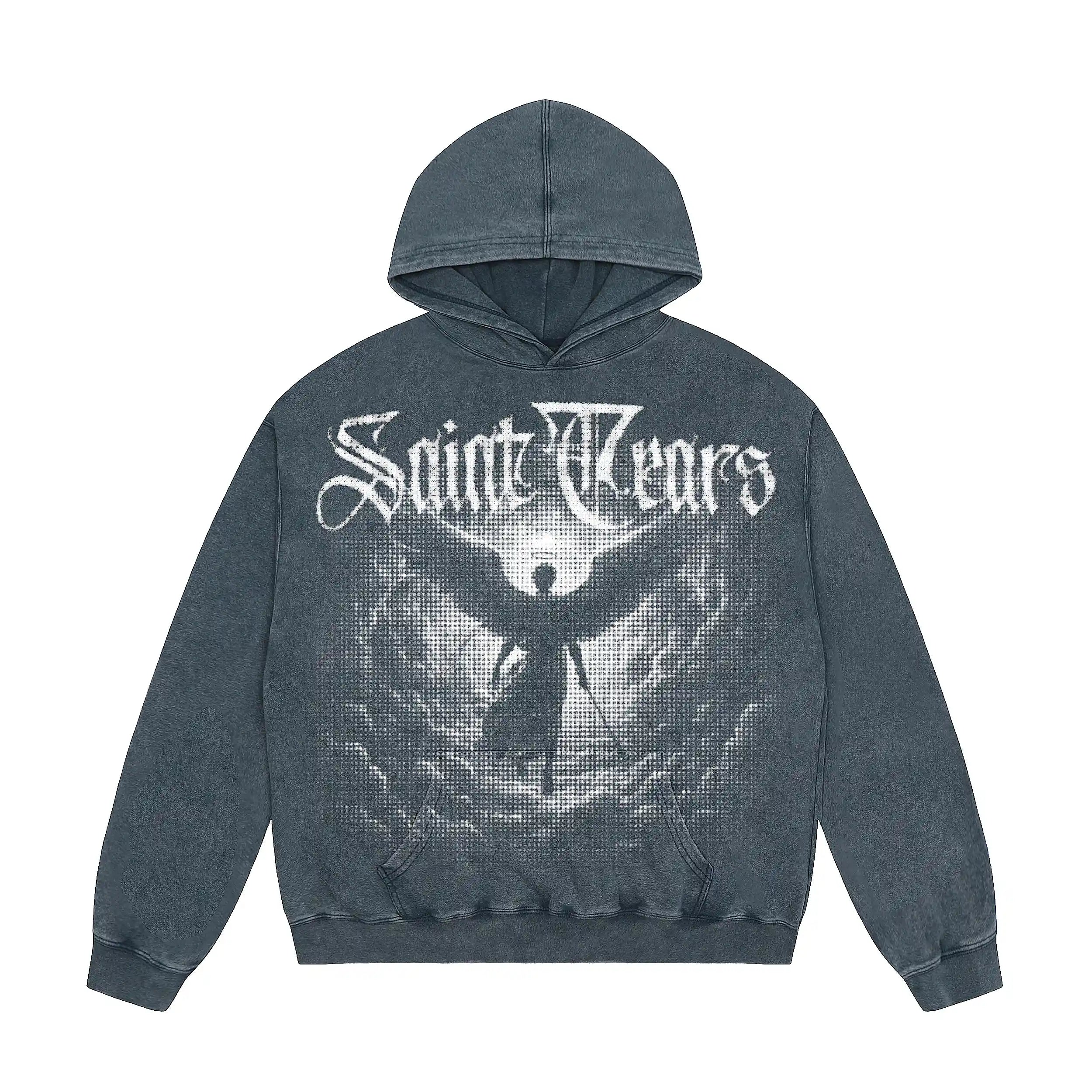 Mess Saint tears Archangel Premium Hoodie