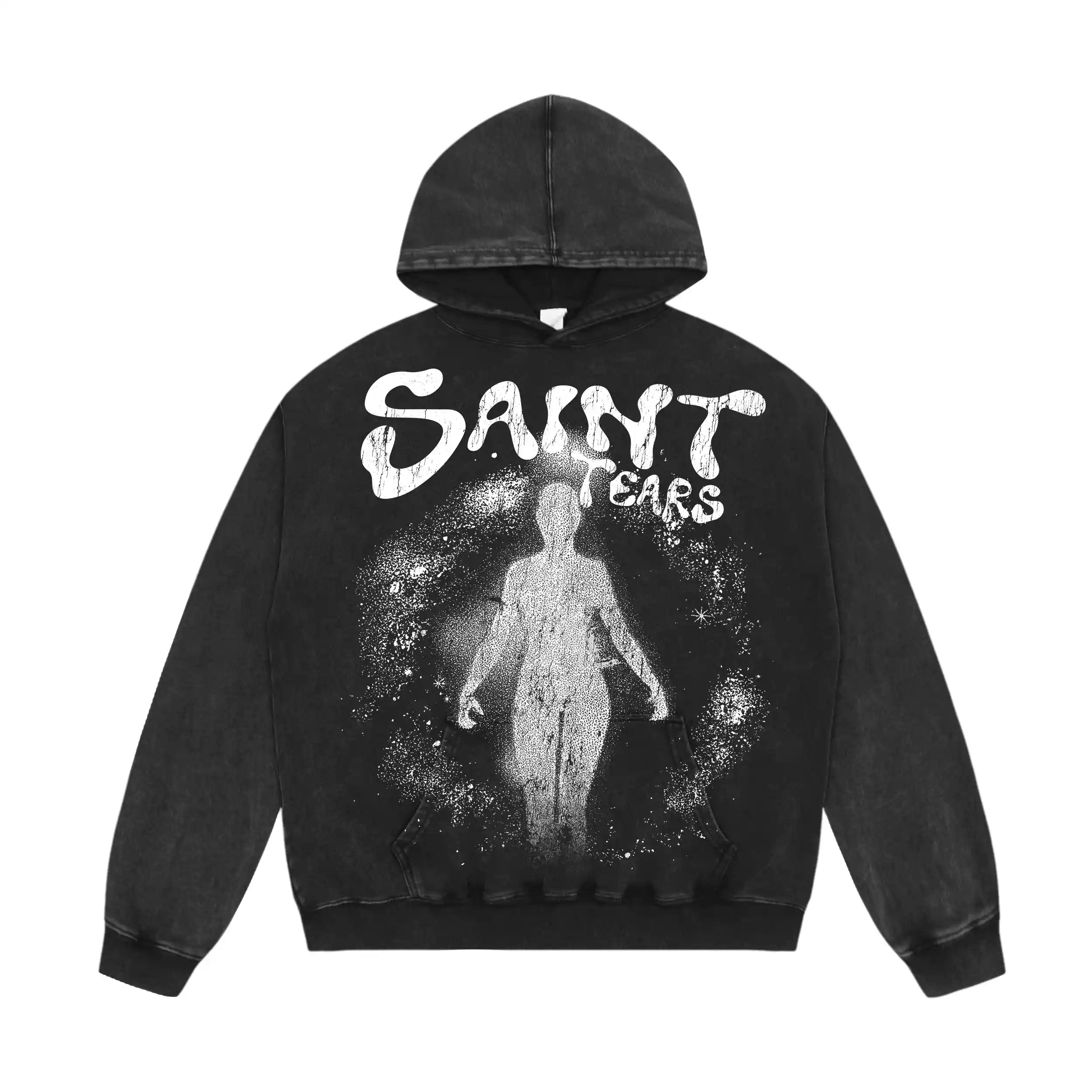 Mess Saint tears Messiah Premium Hoodie