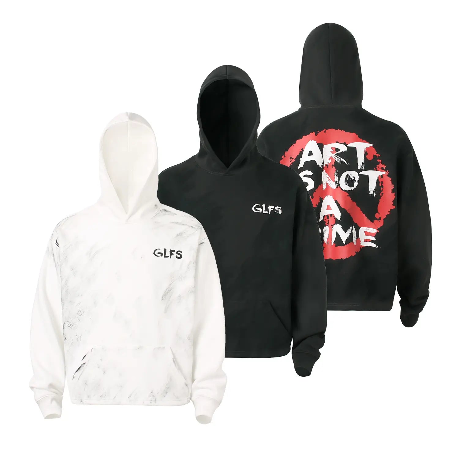 ART IS NOT A CRIME Hoodie