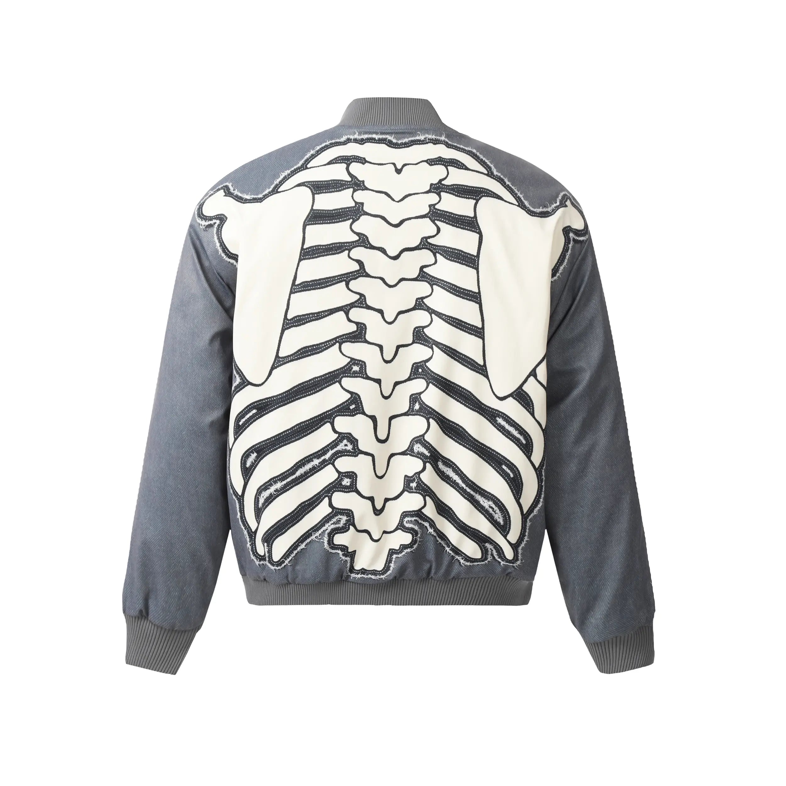 Mess Saint tears Skeleton Bone Premium Jacket